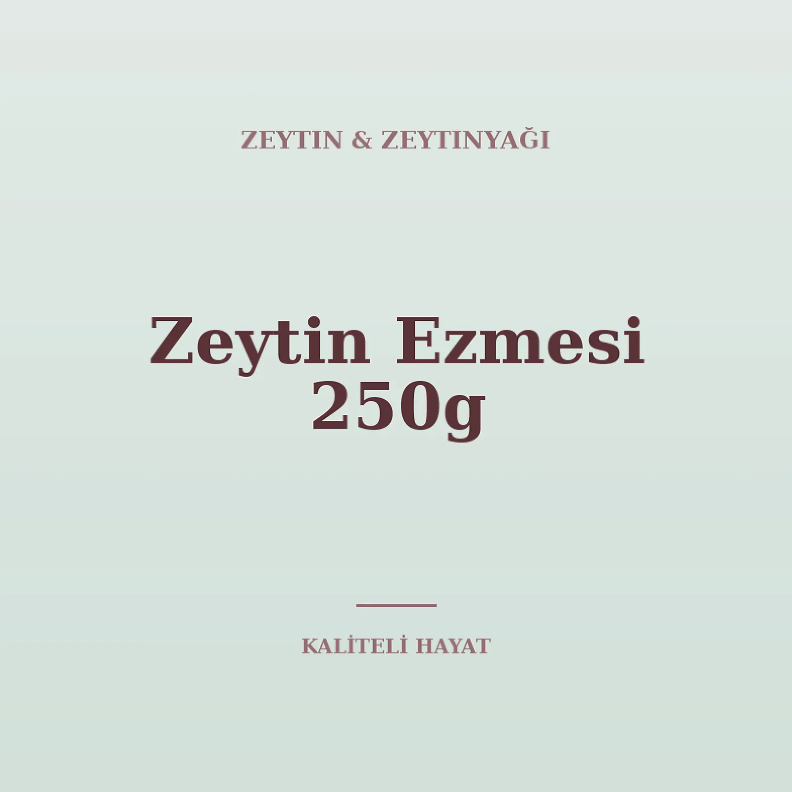 Zeytin Ezmesi 250g
