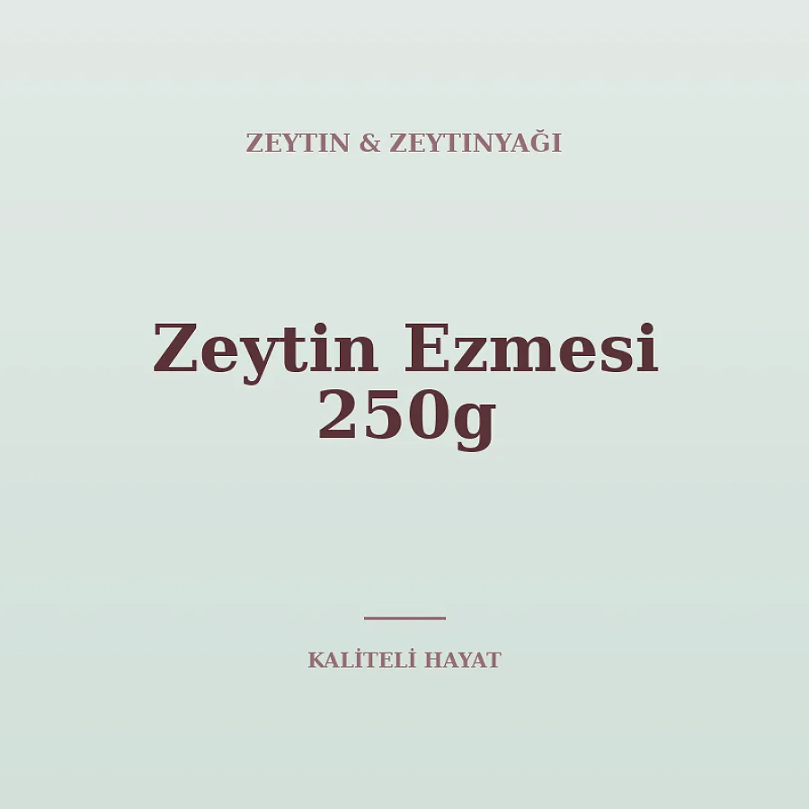 Zeytin Ezmesi 250g