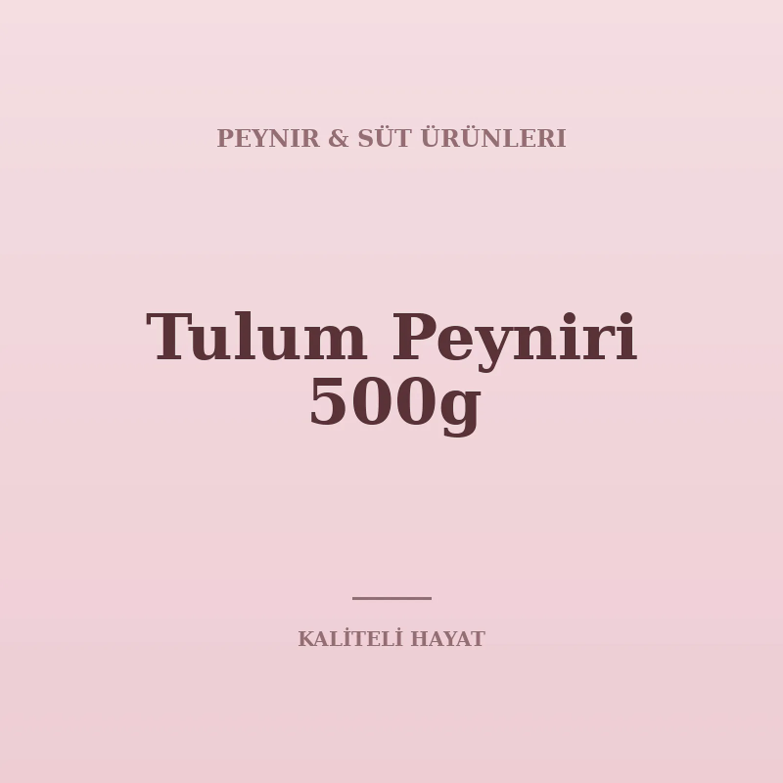 Tulum Peyniri 500g