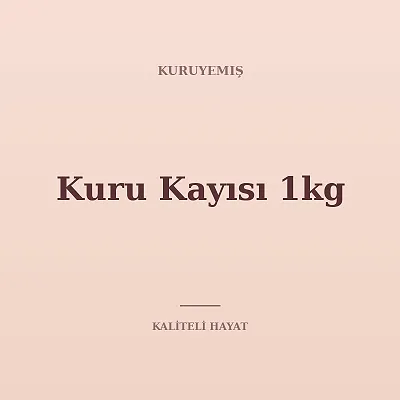 Kuru Kayısı 1kg