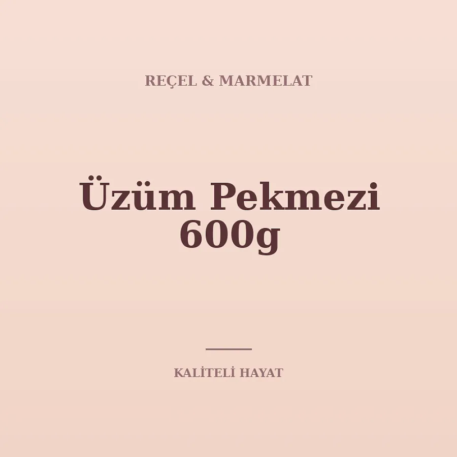 Üzüm Pekmezi 600g