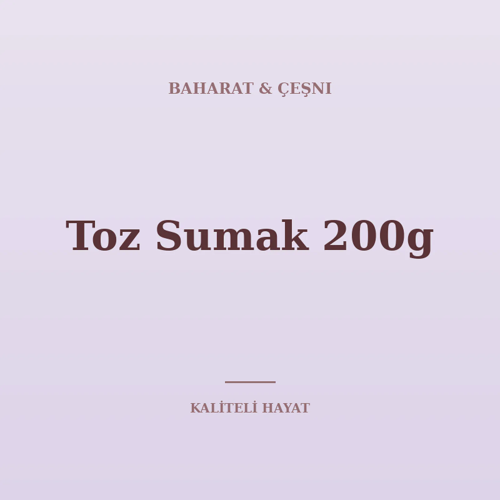Toz Sumak 200g
