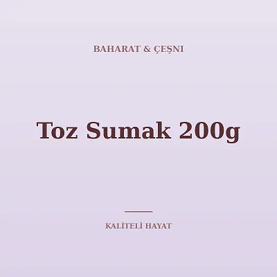 Toz Sumak 200g
