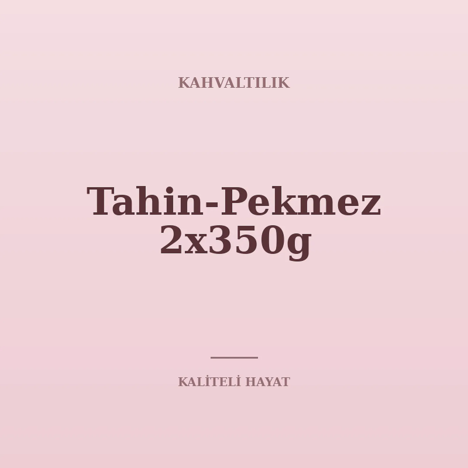 Tahin-Pekmez 2x350g