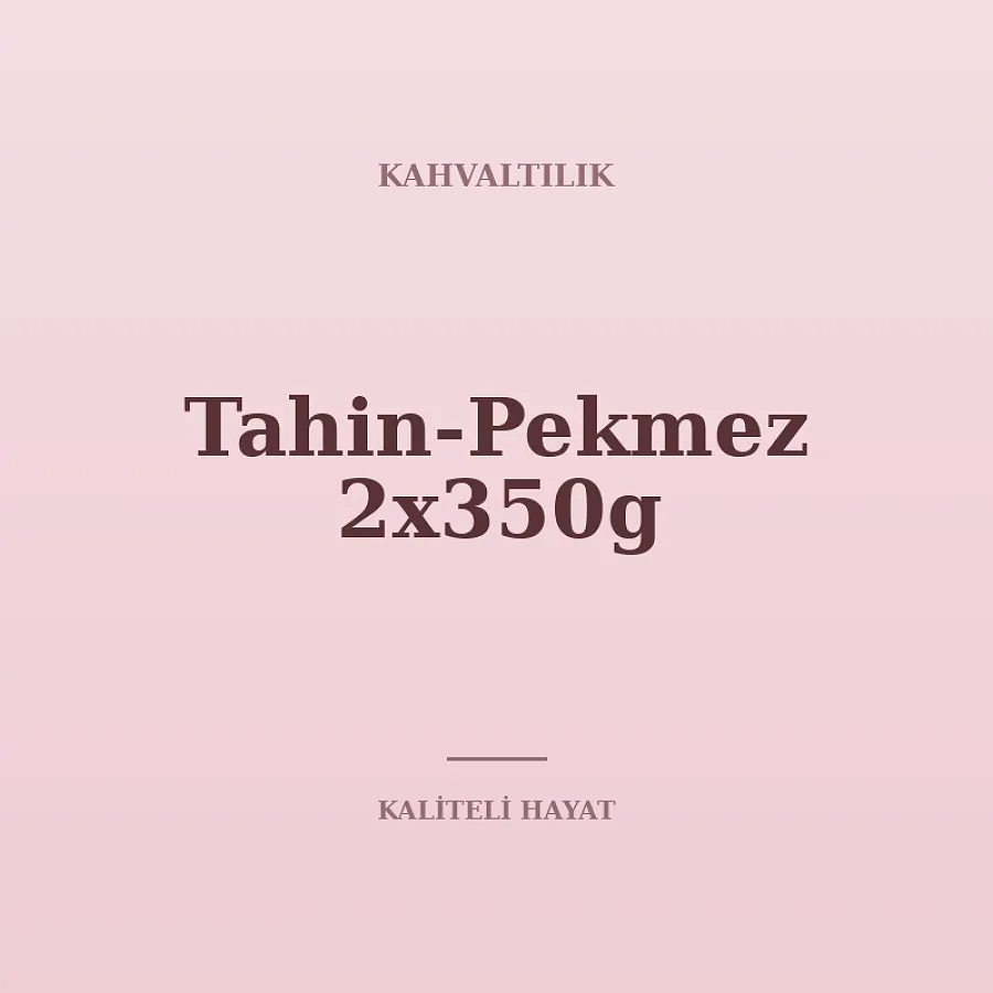 Tahin-Pekmez 2x350g