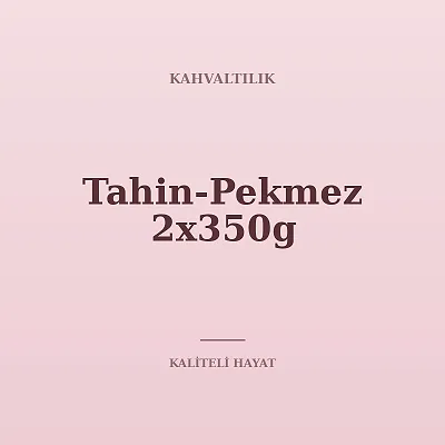 Tahin-Pekmez 2x350g