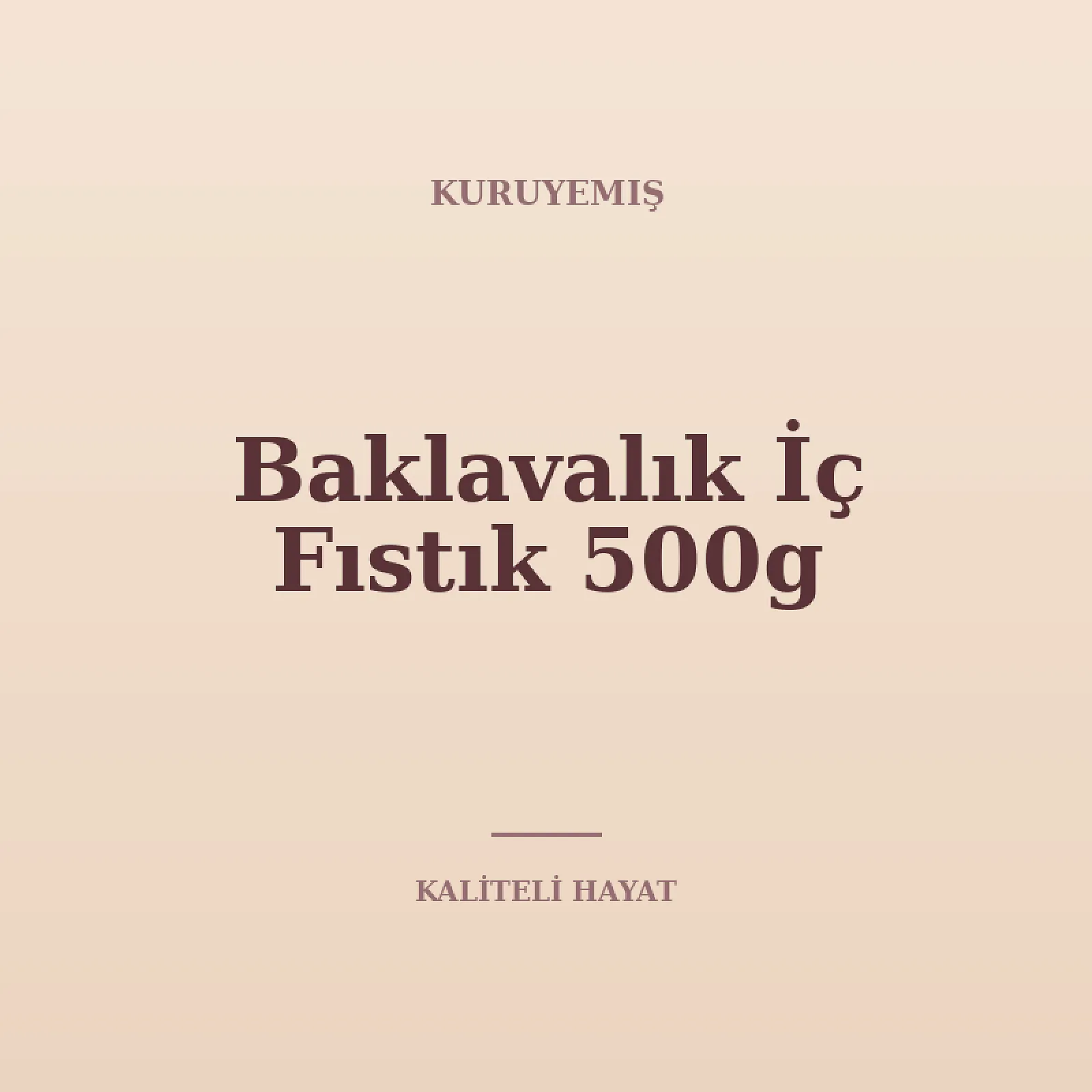 Baklavalık İç Fıstık 500g