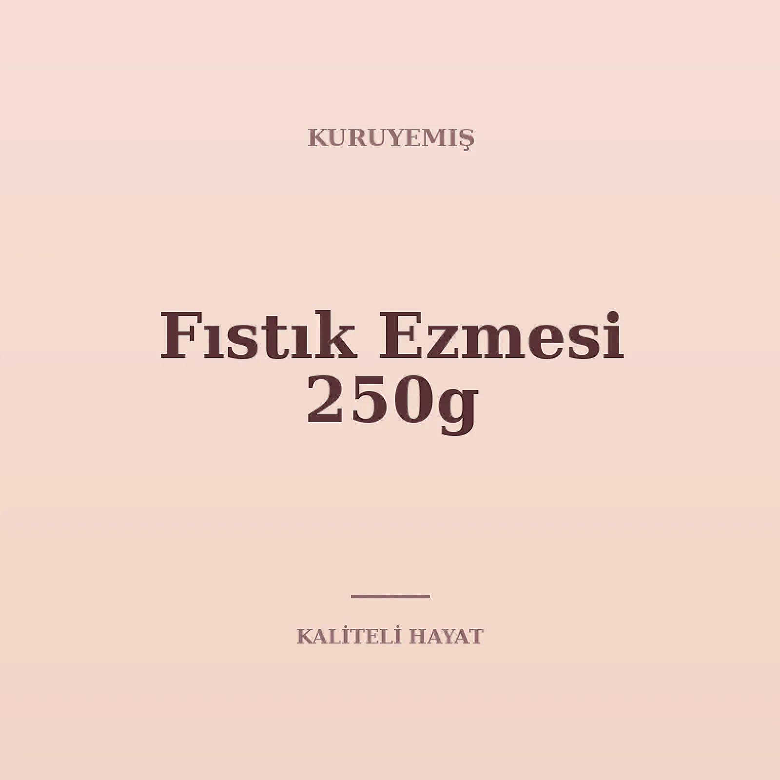 Fıstık Ezmesi 250g