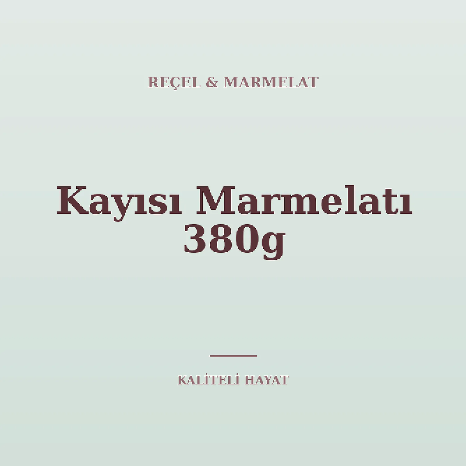 Kayısı Marmelatı 380g