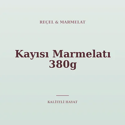 Kayısı Marmelatı 380g