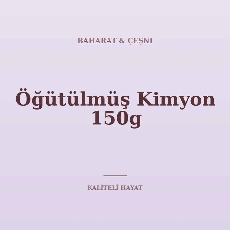 Öğütülmüş Kimyon 150g