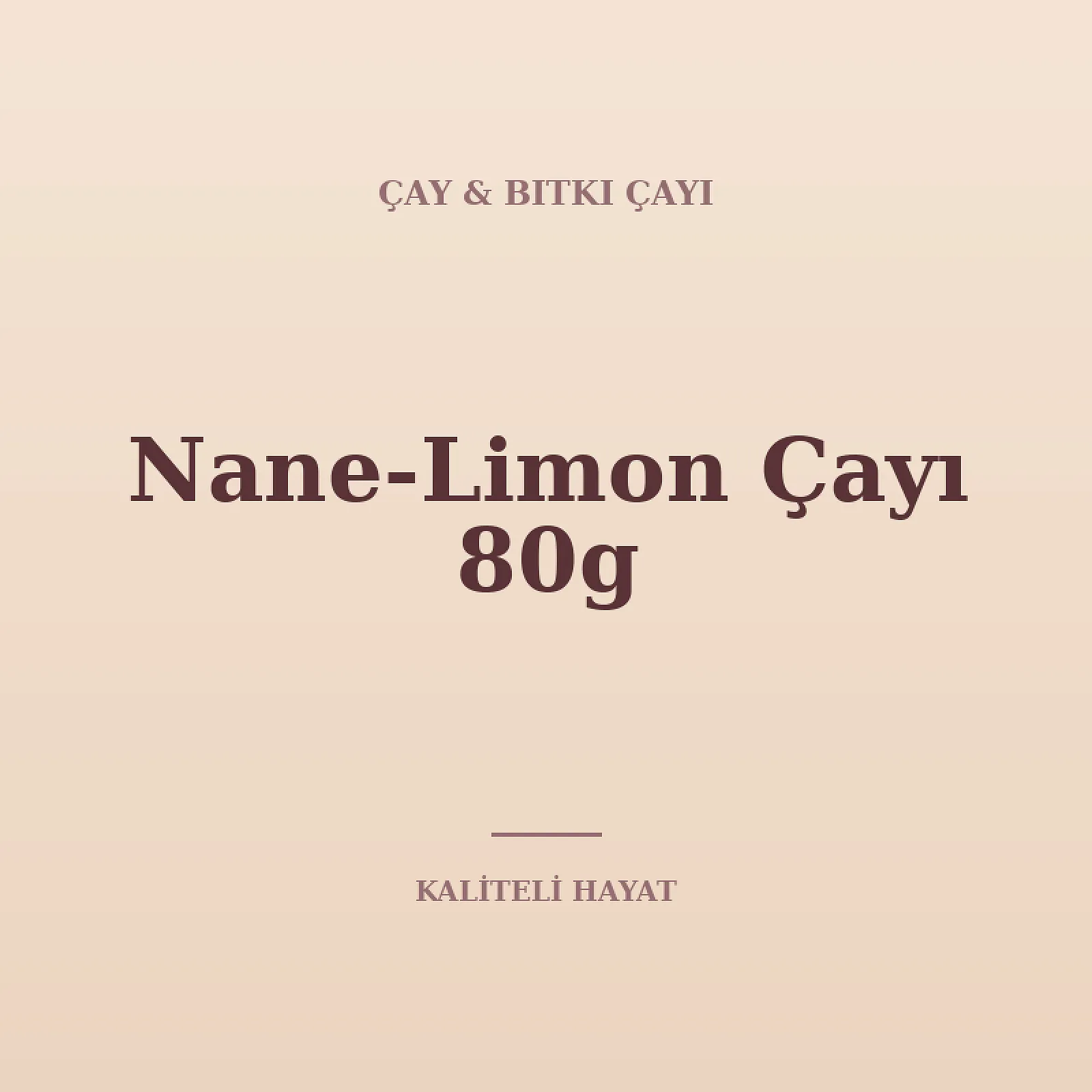 Nane-Limon Çayı 80g
