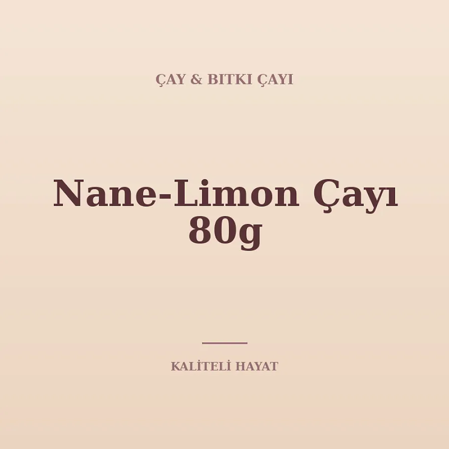 Nane-Limon Çayı 80g