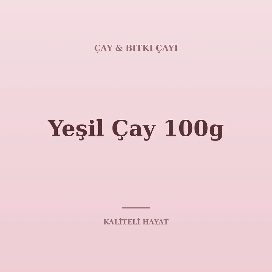 Yeşil Çay 100g