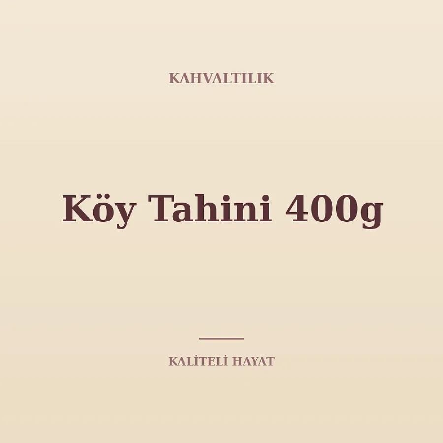 Köy Tahini 400g