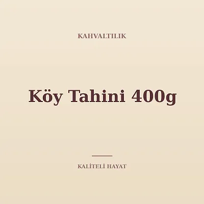 Köy Tahini 400g