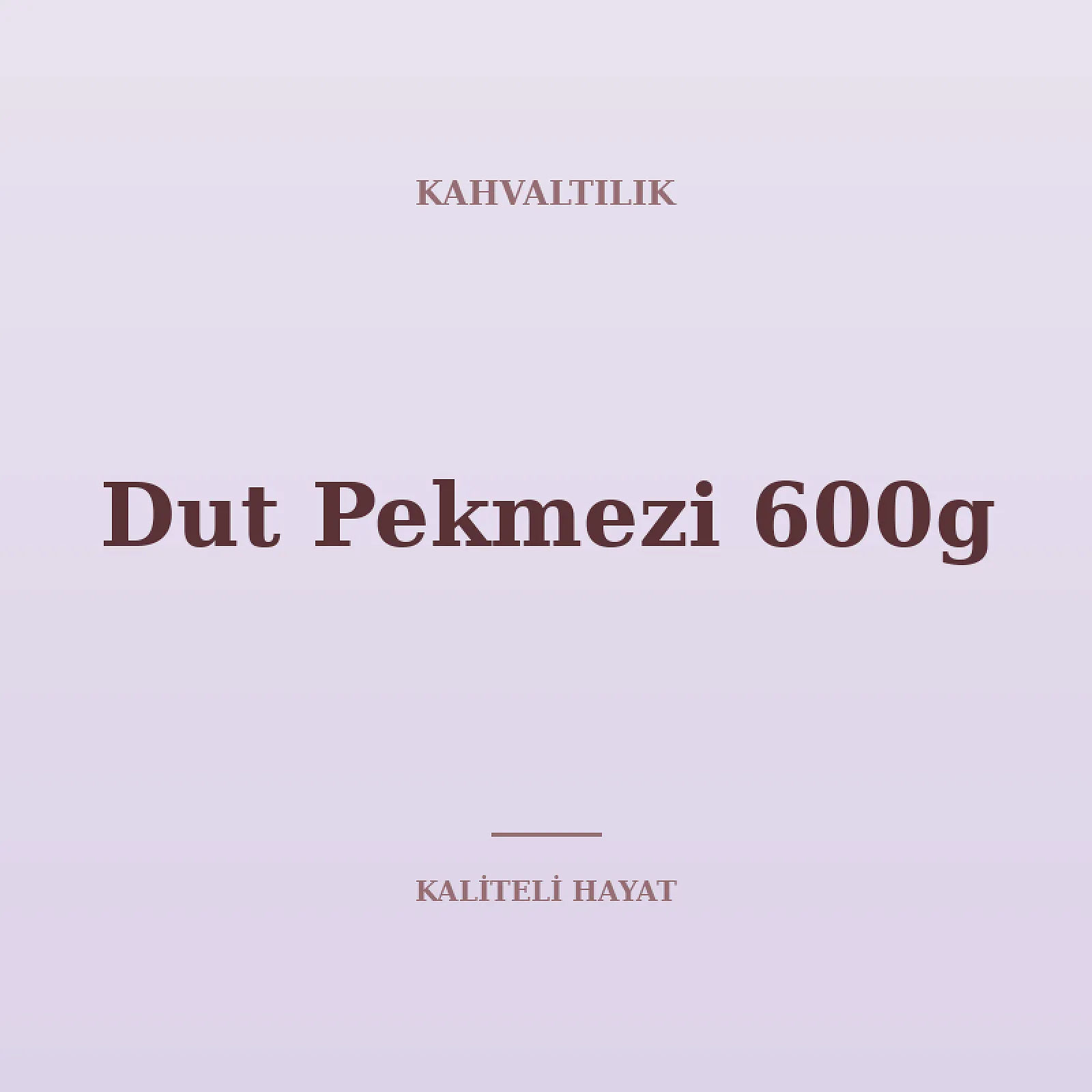 Dut Pekmezi 600g