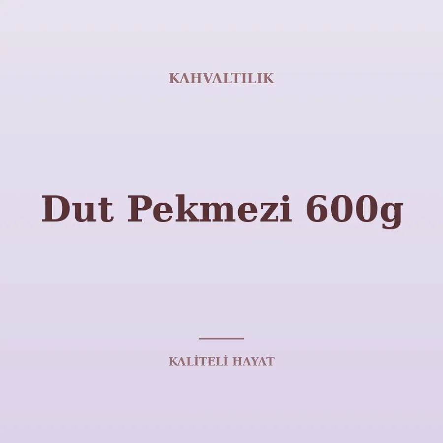 Dut Pekmezi 600g